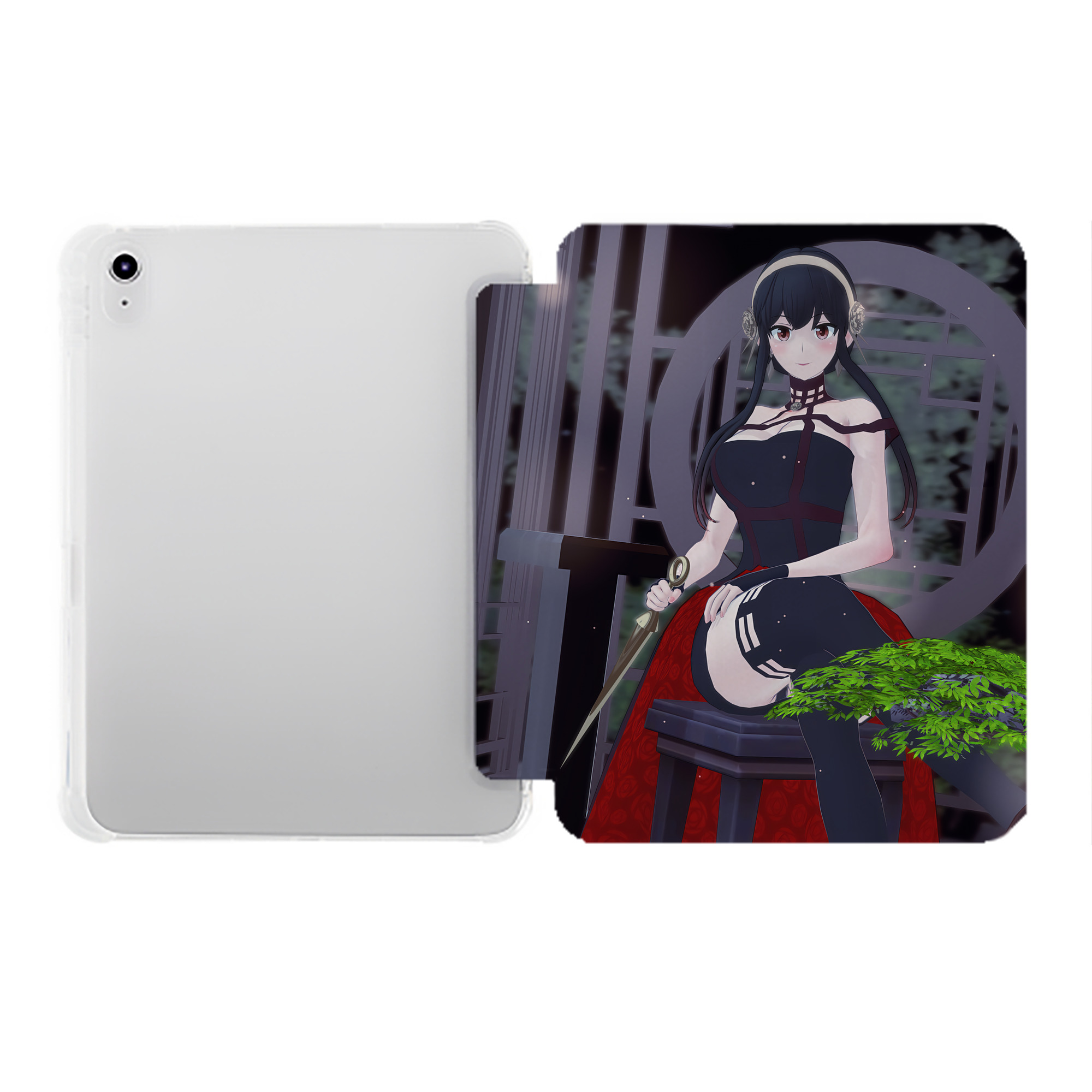（画像用） SPY×FAMILY间谍家家酒 IPad ケース ペン収納付き 三つ折りスタンド PUレザー×シリコン 対応機種9.5/10.5/10.9インチ